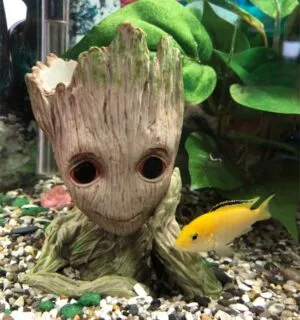 Aquarium Cute Cartoon Tree Man(1 pair)