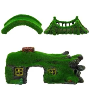 2pcs Aquarium Landscape Bridge