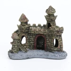 Aquarium Decoration Resin Castle 1pair